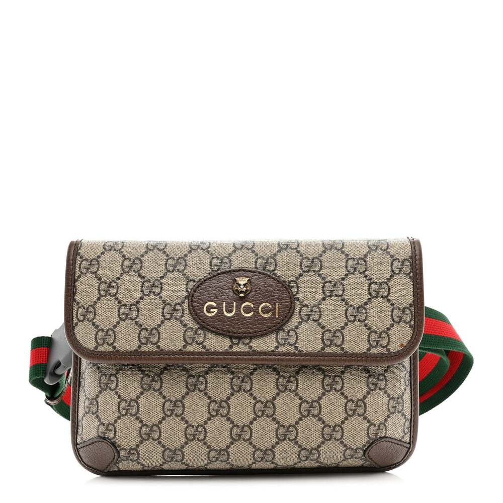 Gucci Gg Supreme Neo Vintage Web Belt #254654G12B